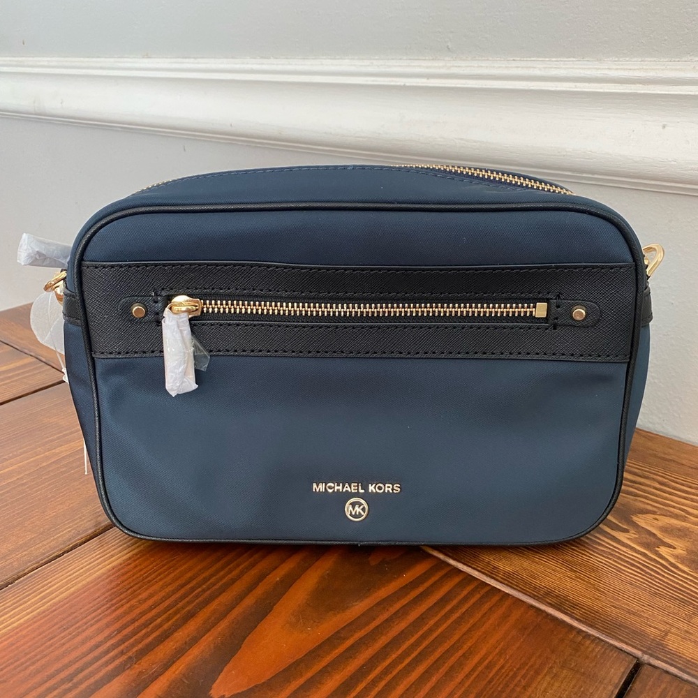 Michael Kors navy blue purse NWT